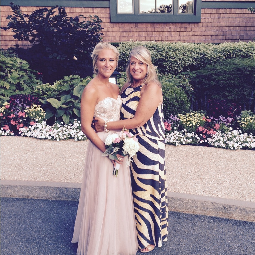Stunningly gorgeous Watters&Watters strapless dress.